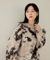[期間限定knit]nAvy  モヘヤタッチマーブルニット レディース商品サムネイル-13