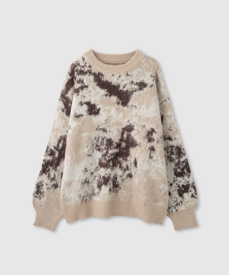 nAvy  モヘヤタッチマーブルニット レディース商品画像-20
