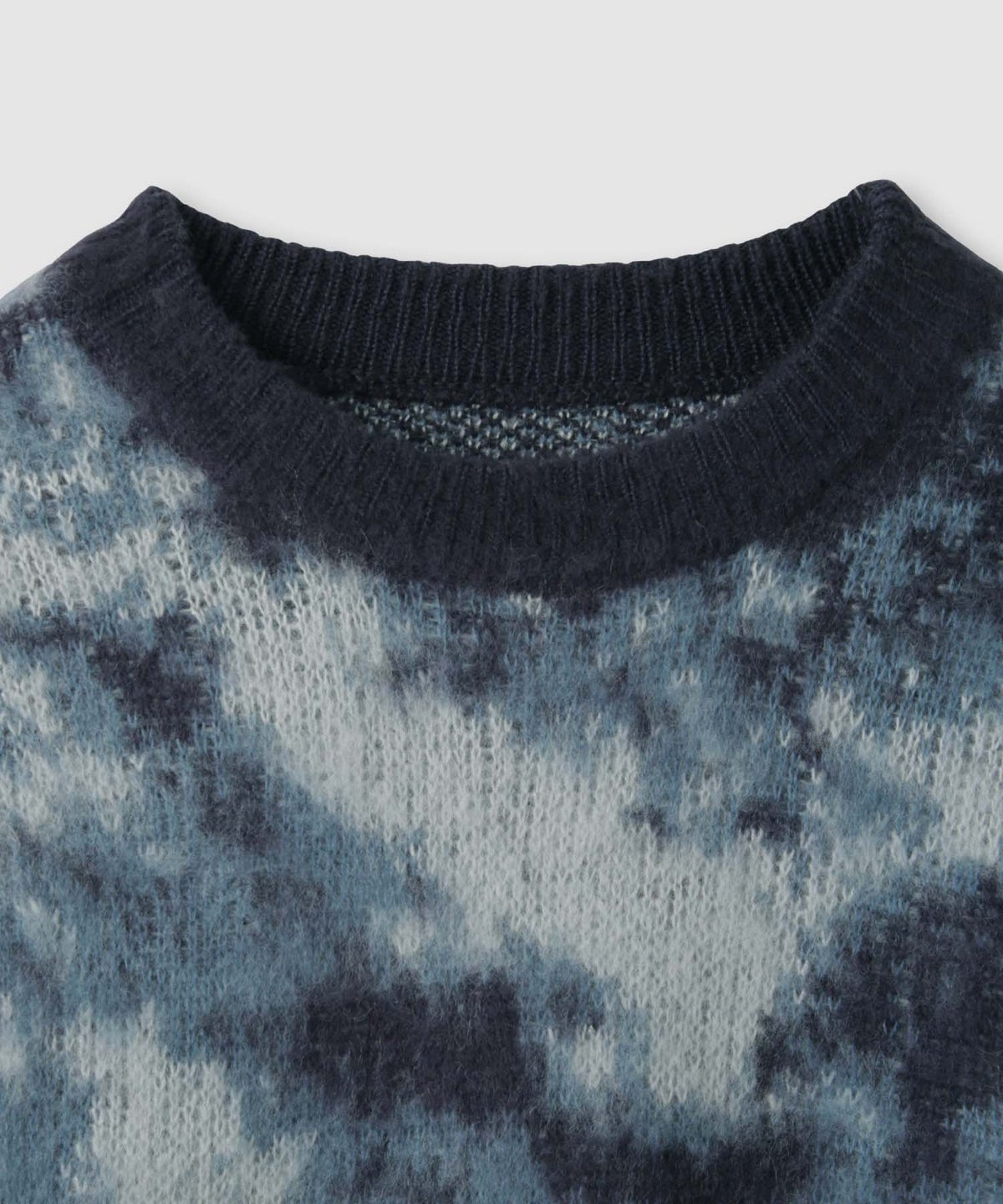 nAvy モヘヤタッチマーブルニット レディース