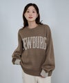 nAvy ロゴジャガードワイドニット レディース商品サムネイル-5