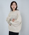 nAvy ロゴジャガードワイドニット レディース商品サムネイル-6