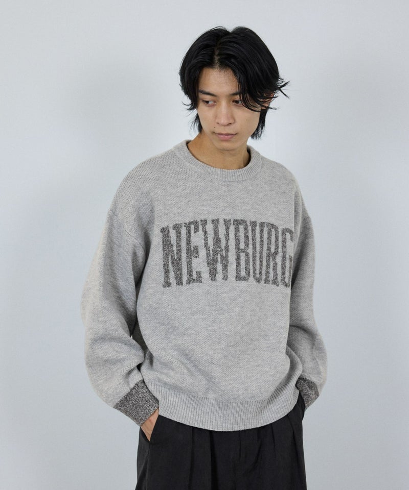 nAvy ロゴジャガードワイドニット レディース商品画像-17