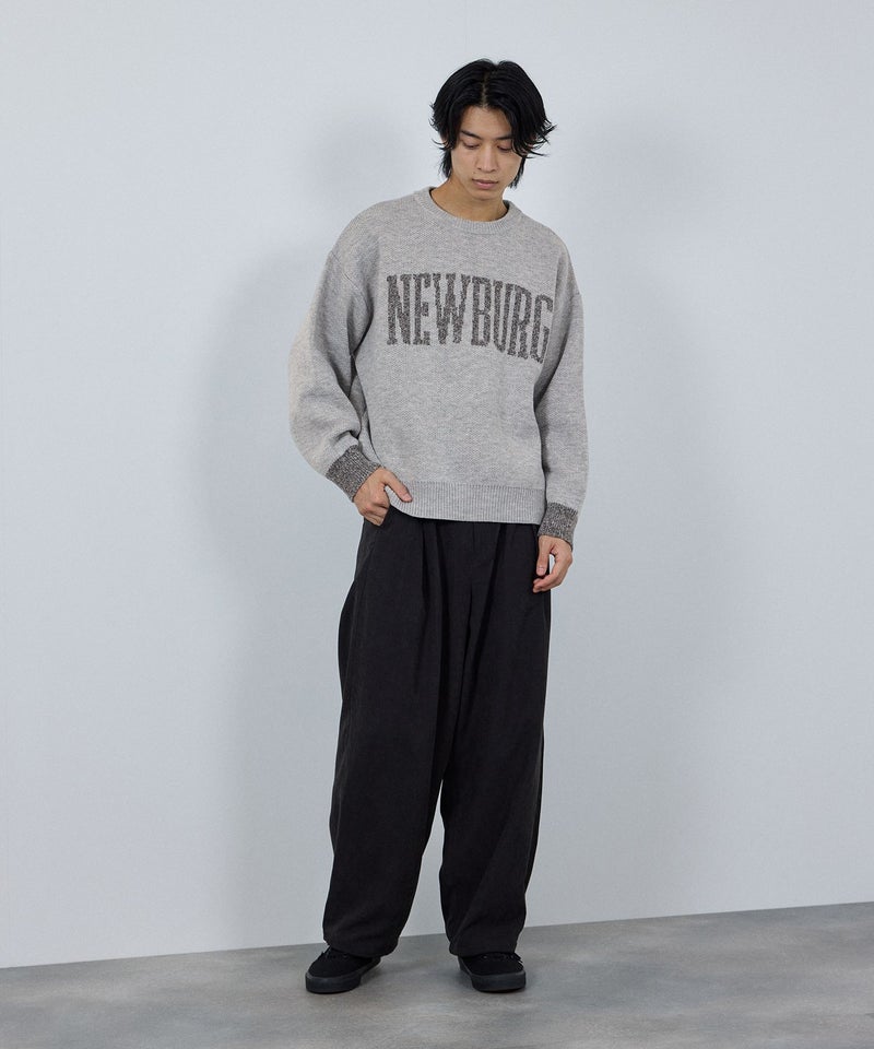 nAvy ロゴジャガードワイドニット レディース商品画像-19