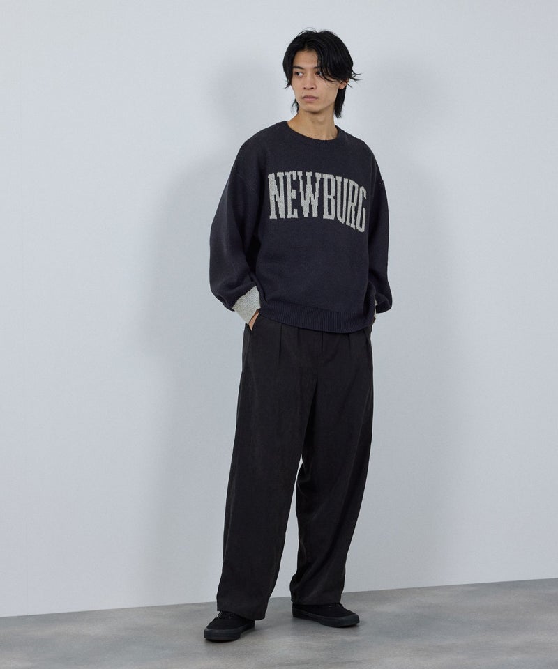 nAvy ロゴジャガードワイドニット レディース商品画像-27