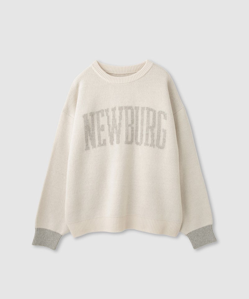nAvy ロゴジャガードワイドニット レディース商品画像-33