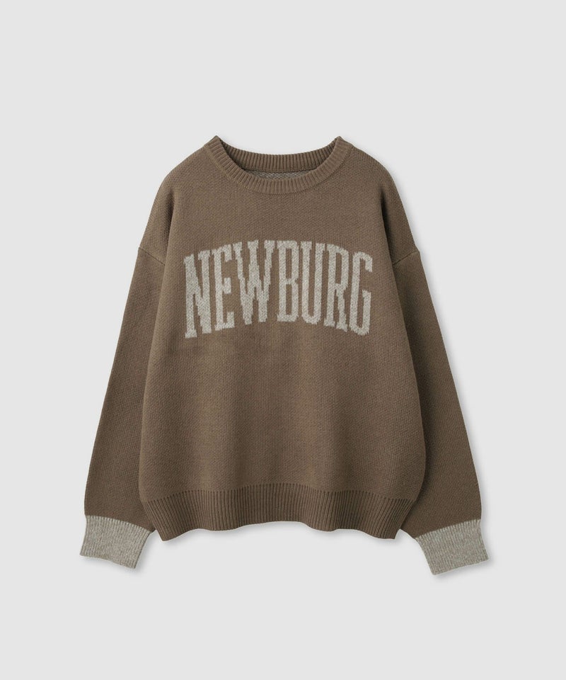 nAvy ロゴジャガードワイドニット レディース商品画像-35