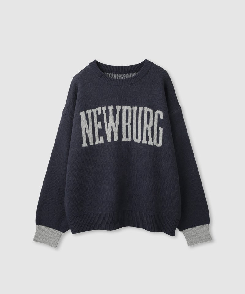 nAvy  ロゴジャガードワイドニット レディース商品画像-35