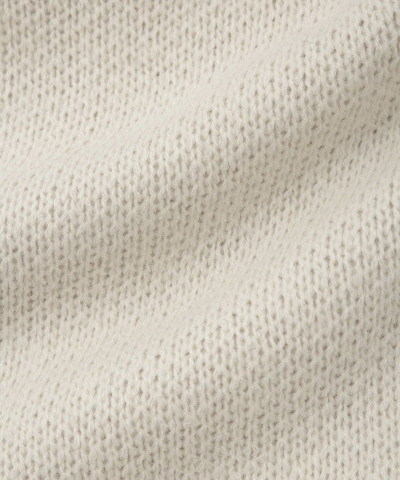 [期間限定knit]nAvy  ロゴジャガードワイドニット レディース商品画像-40