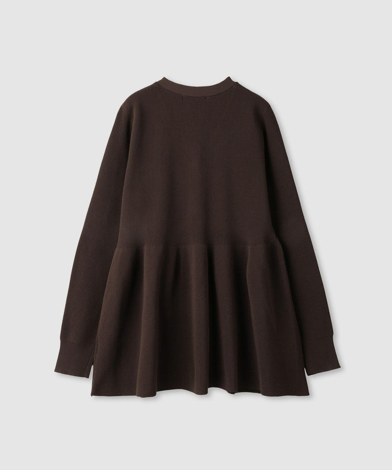 milli de l'air ソフトレッチペプラムカーディガン レディース商品画像-23