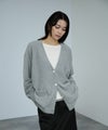 [期間限定knit]milli de l'air フェザーヤーンカーディガン レディース商品サムネイル-2