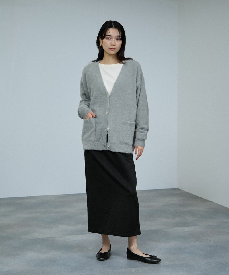 [期間限定knit]milli de l'air フェザーヤーンカーディガン レディース商品画像-10