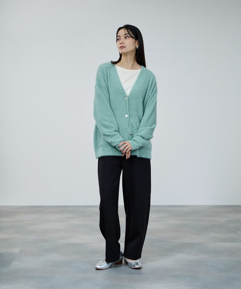 [期間限定knit]milli de l'air フェザーヤーンカーディガン レディース商品画像-14