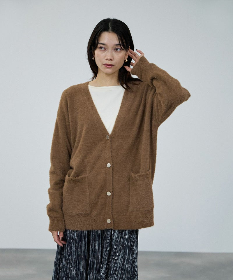 [期間限定knit]milli de l'air フェザーヤーンカーディガン レディース商品画像-17