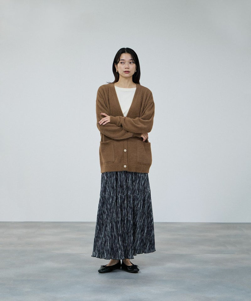 [期間限定knit]milli de l'air フェザーヤーンカーディガン レディース商品画像-21