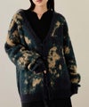 nAvy モヘアタッチマーブルカーディガン レディース商品サムネイル-2