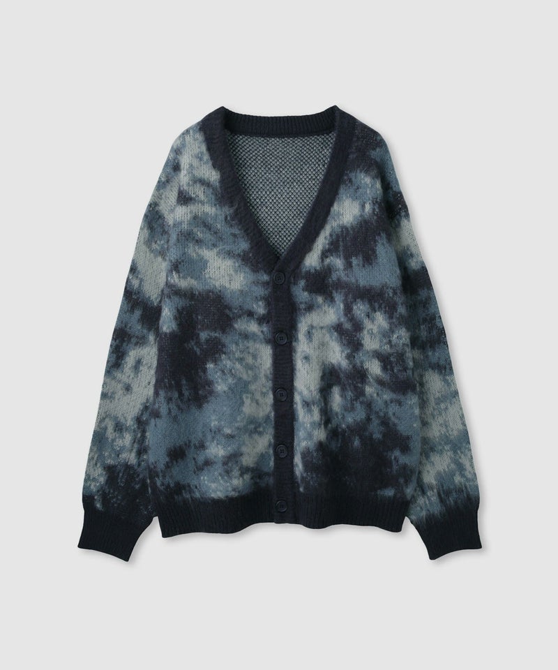 [期間限定knit]nAvy  モヘアタッチマーブルカーディガン レディース商品画像-21