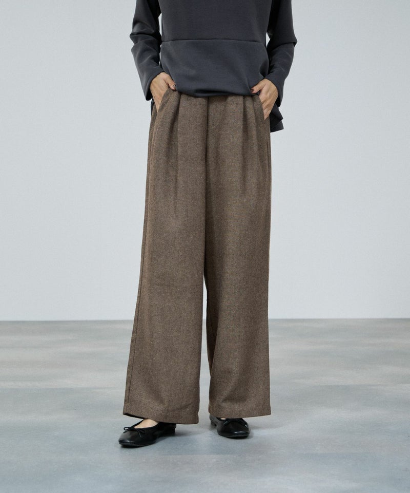 milli de l'air オーセンティックツイードタックパンツ レディース商品画像-2