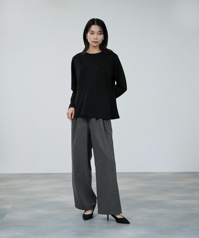 milli de l'air オーセンティックツイードタックパンツ レディース商品画像-5