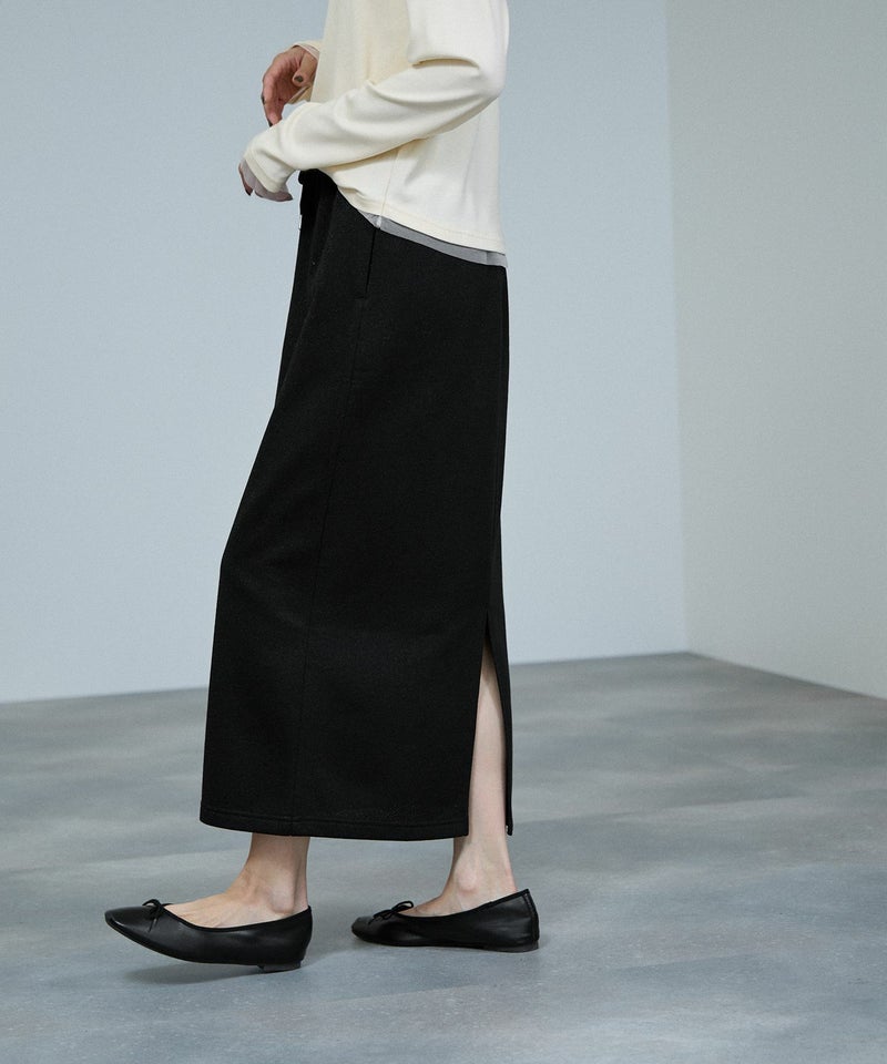 milli de l'air  ラメ裏毛Iラインスカート レディース商品画像-5