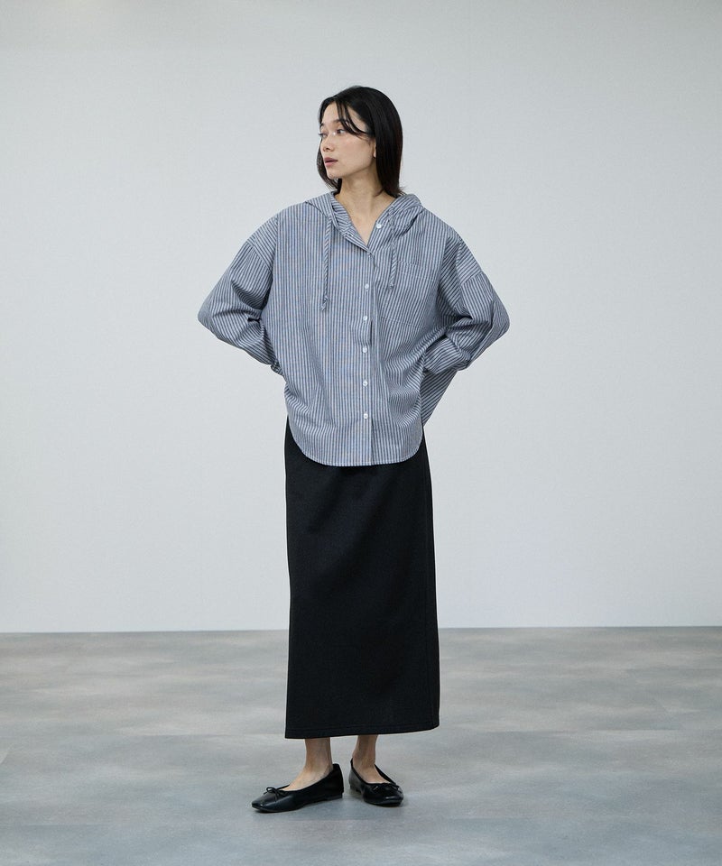 milli de l'air ラメ裏毛Iラインスカート レディース商品画像-12