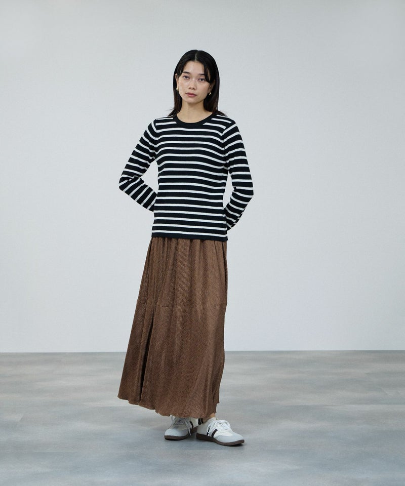 milli de l'air イレギュラープリーツスカート レディース商品画像-8