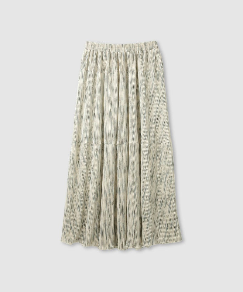 milli de l'air  ニュアンス柄プリーツフレアスカート レディース商品画像-12