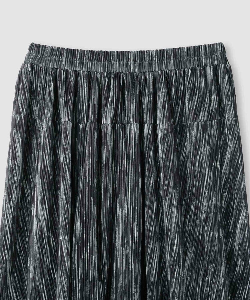 milli de l'air ニュアンス柄プリーツフレアスカート レディース商品画像-14