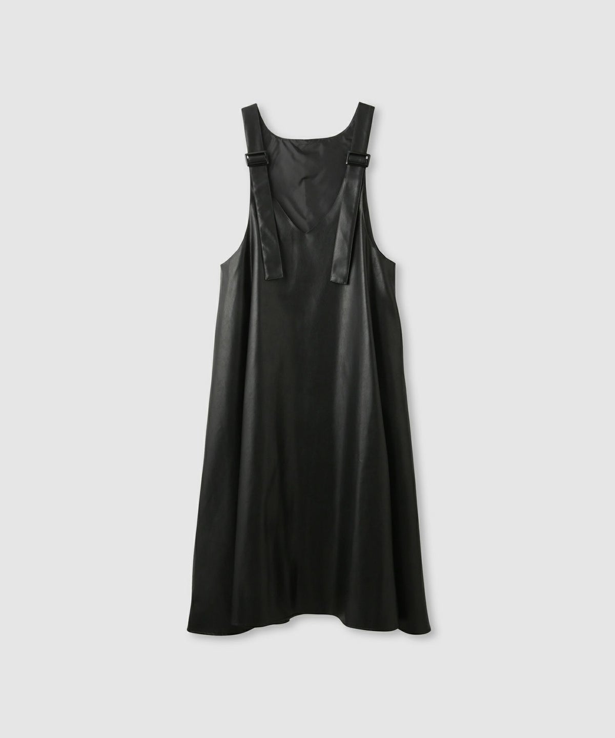 milli de l'air ソフト合皮ジャンパースカート レディース