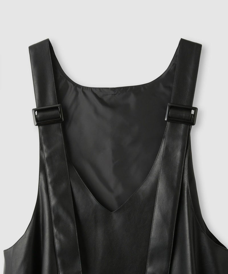 milli de l'air ソフト合皮ジャンパースカート レディース商品画像-16