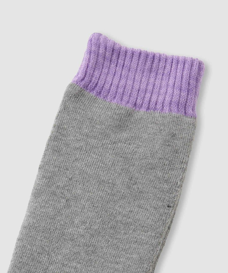 nAvy MAC HEAT クルーソックス 切替 2足組 レディース商品画像-2