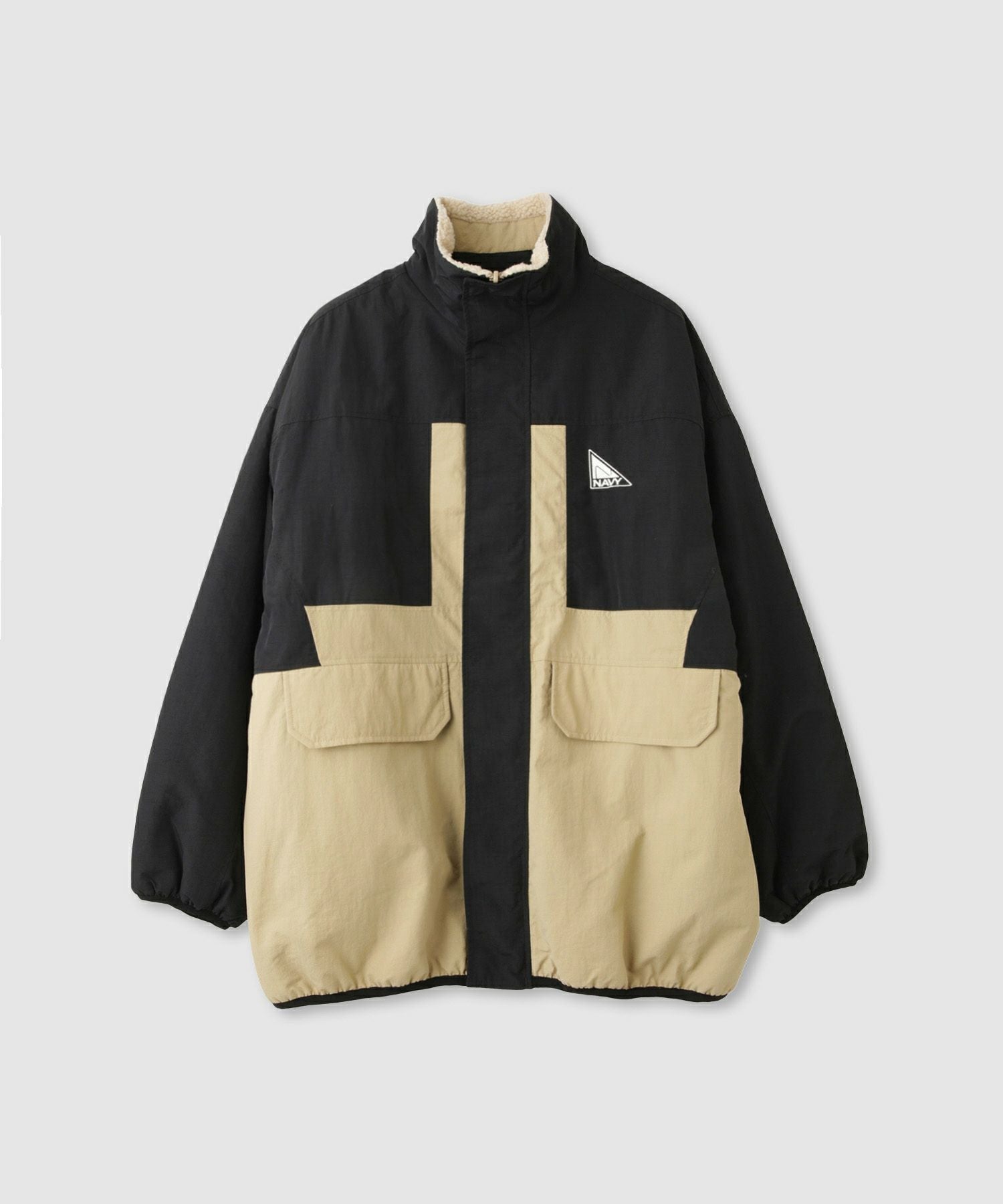 NAVY 裏ボアリバーシブルブルゾン レディース