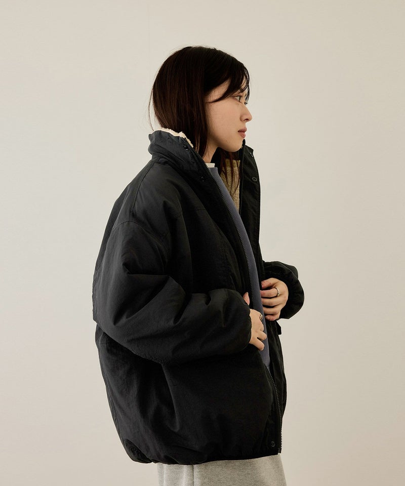 NAVY 裏ボアリバーシブルブルゾン レディース商品画像-5