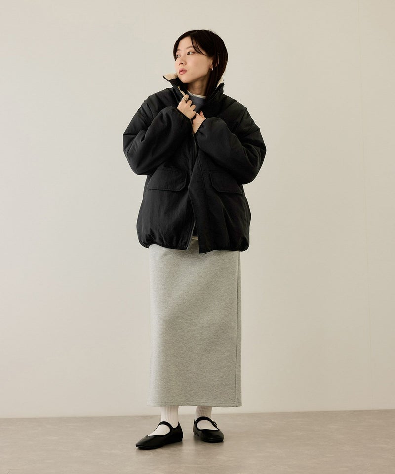 NAVY 裏ボアリバーシブルブルゾン レディース商品画像-8