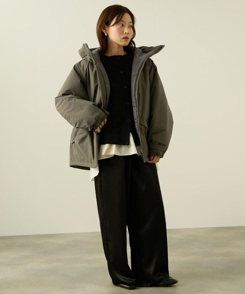 NAVY  中綿モンスターパーカーブルゾン レディース商品画像-18