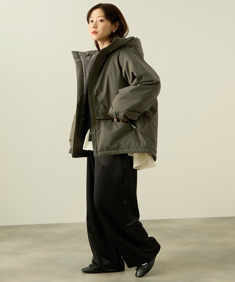 NAVY 中綿モンスターパーカーブルゾン レディース商品画像-19