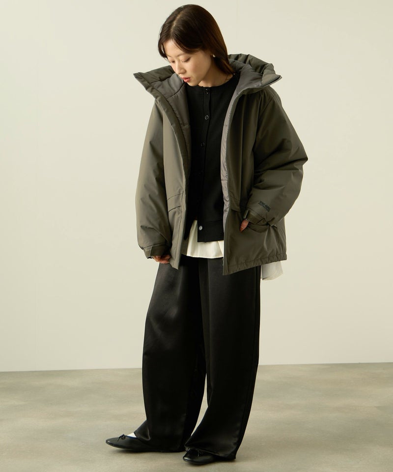 NAVY  中綿モンスターパーカーブルゾン レディース商品画像-20