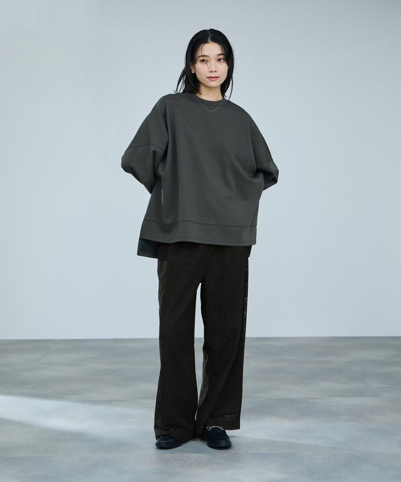 milli de l'air パッチワーク調レーシーパンツ レディース商品画像-3