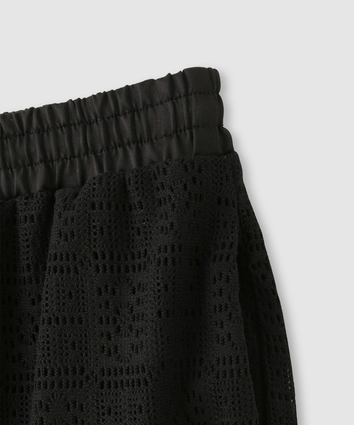 milli de l'air パッチワーク調レーシーパンツ レディース