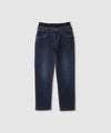 NAVY のびるモン ストレッチデニムストレートパンツ ウエストリブパンツ キッズ商品サムネイル-2