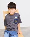 NAVY  のびるモン ストレッチデニムストレートパンツ ウエストリブパンツ キッズ商品サムネイル-4