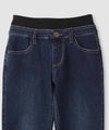 NAVY のびるモン ストレッチデニムストレートパンツ ウエストリブパンツ キッズ商品サムネイル-8