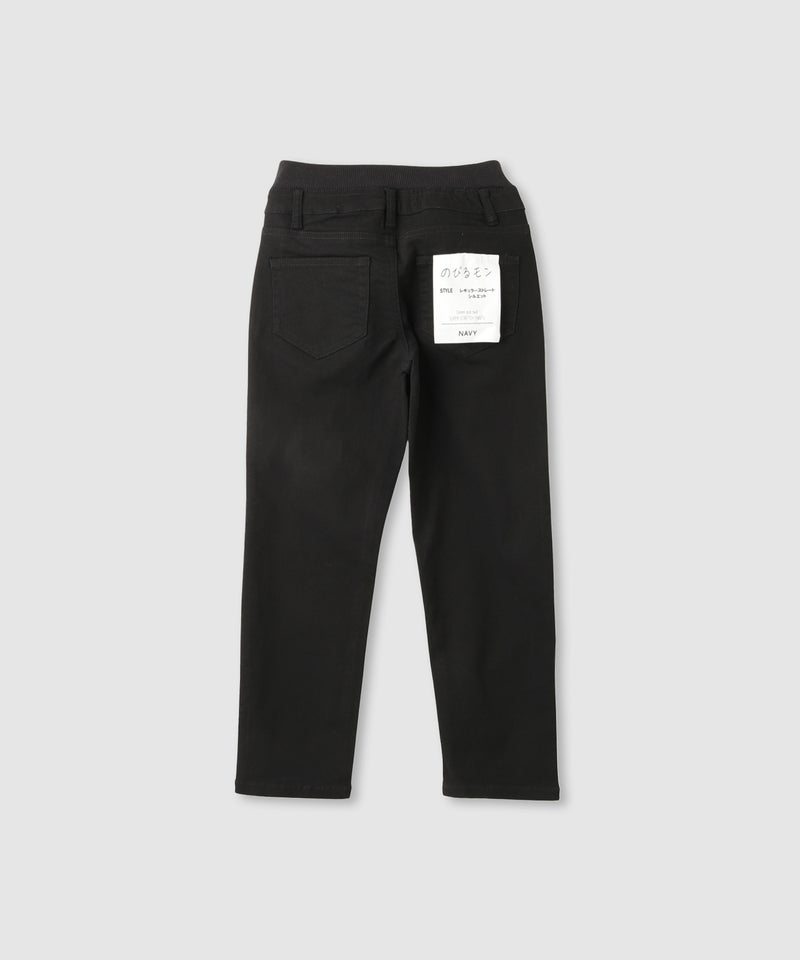 NAVY  のびるモン ストレッチツイルストレートパンツ ウエストリブパンツ キッズ商品画像-10