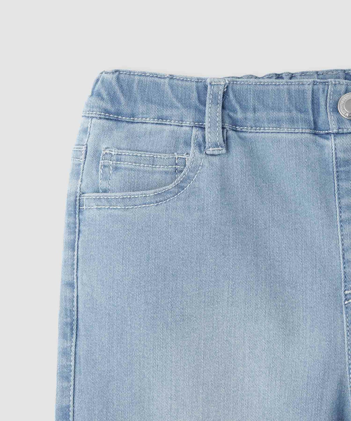 NAVY のびるモン ストレッチデニムスキニーパンツ ウエストシャーリングパンツ キッズ