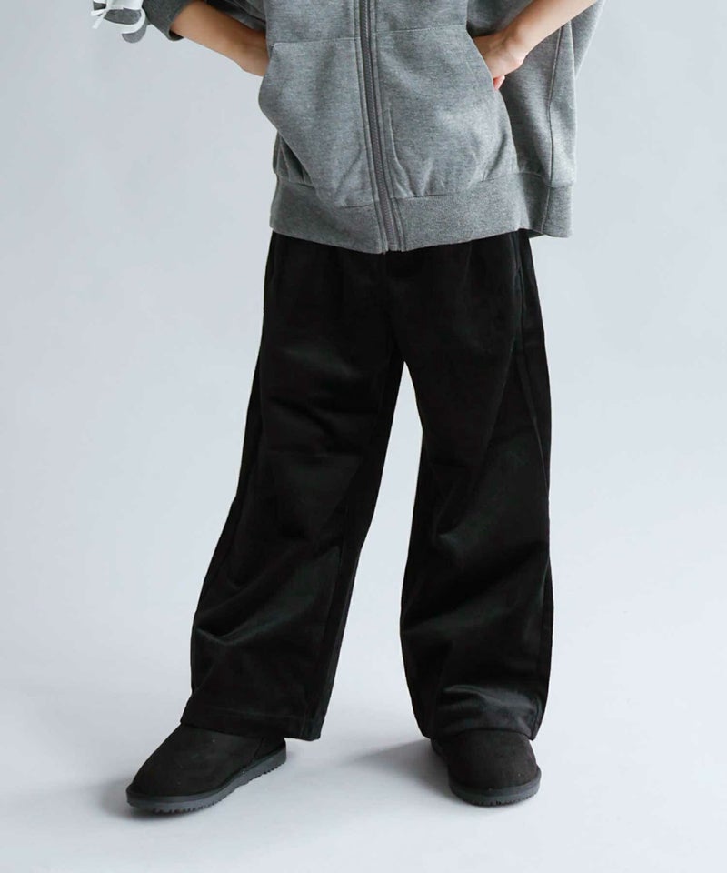 NAVY ベロアコールワイドパンツ キッズ商品画像-3