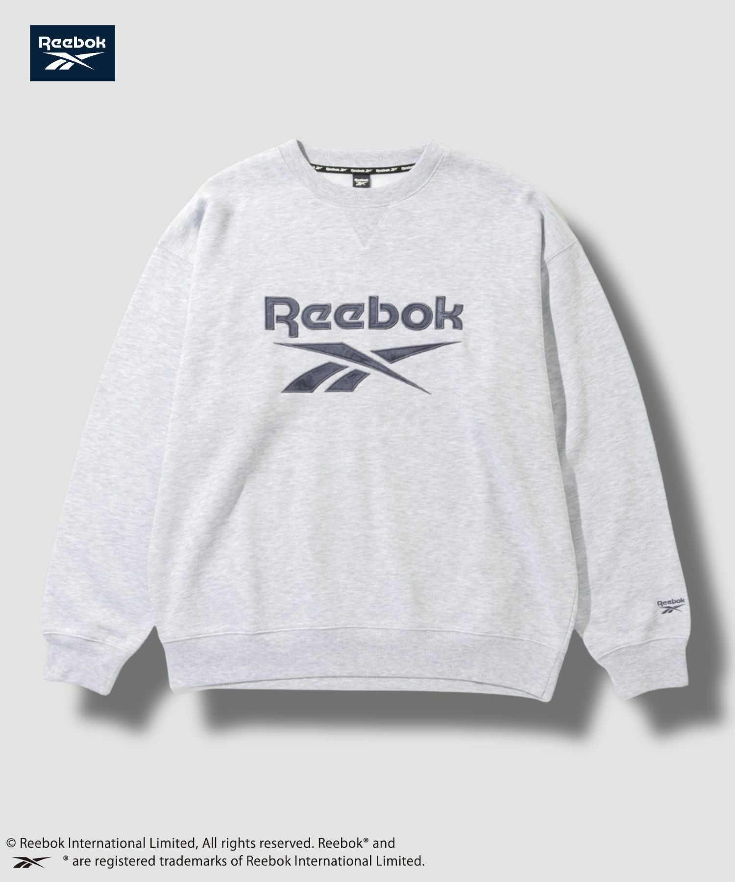 Reebok ワッペンロゴスウエット メンズ