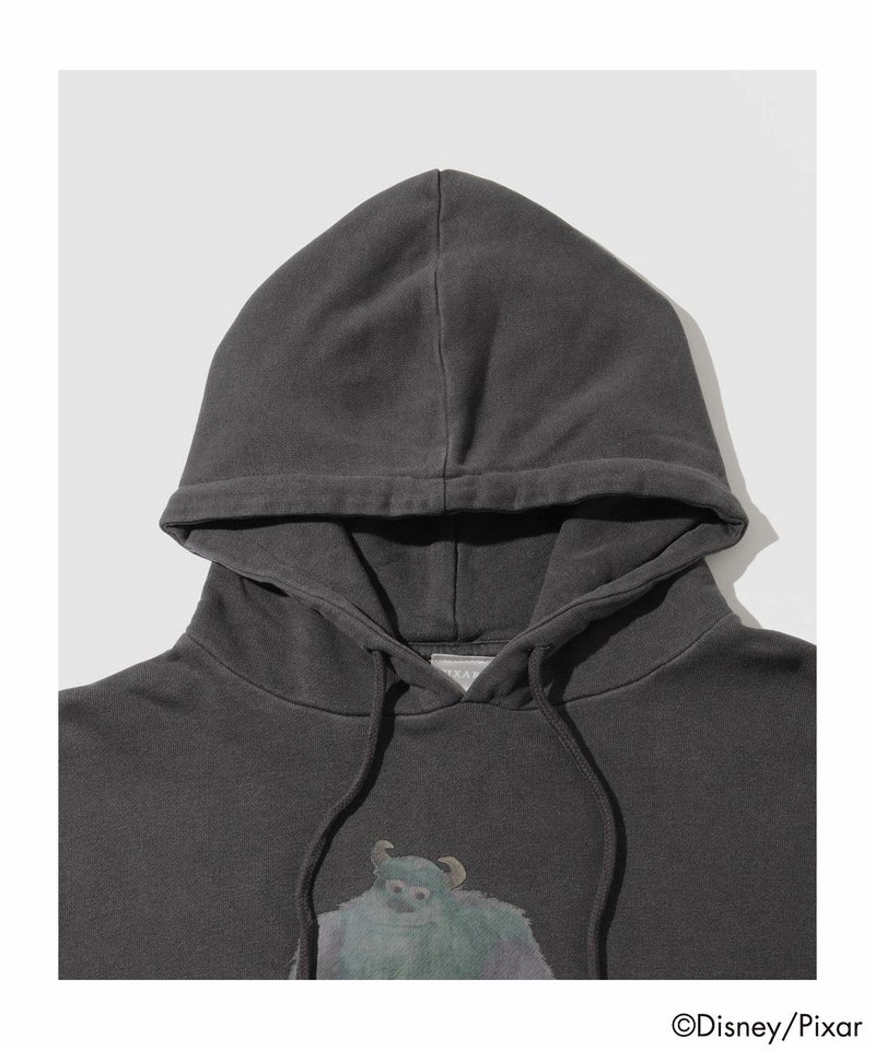 PIXAR ディズニー / ピクサー 『モンスターズ・インク』 ピグメントパーカー メンズ商品画像-3