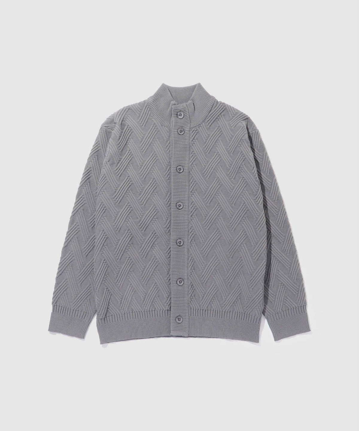  [期間限定価格]NAVY リンクススタンドネックカーディガン メンズ