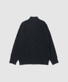 [期間限定knit]NAVY  リンクススタンドネックカーディガン メンズ商品サムネイル-14