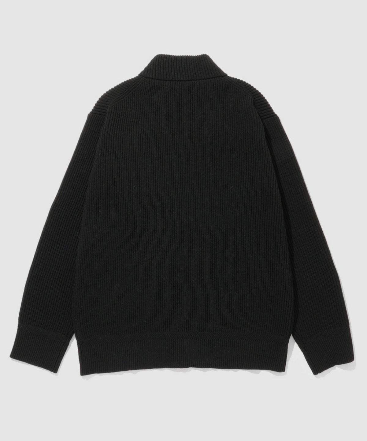 [期間限定価格]NAVY 畦ドライバーズニットブルゾン メンズ