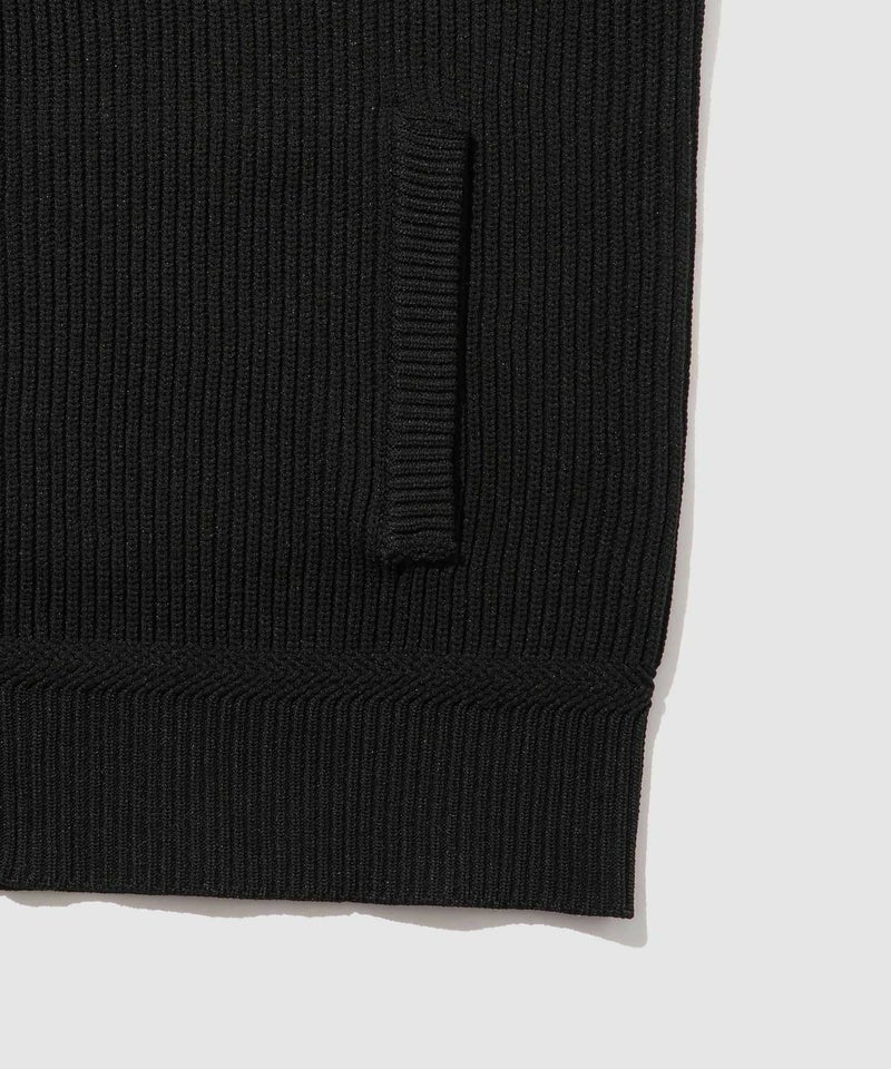 NAVY 畦ドライバーズニットブルゾン メンズ商品画像-14